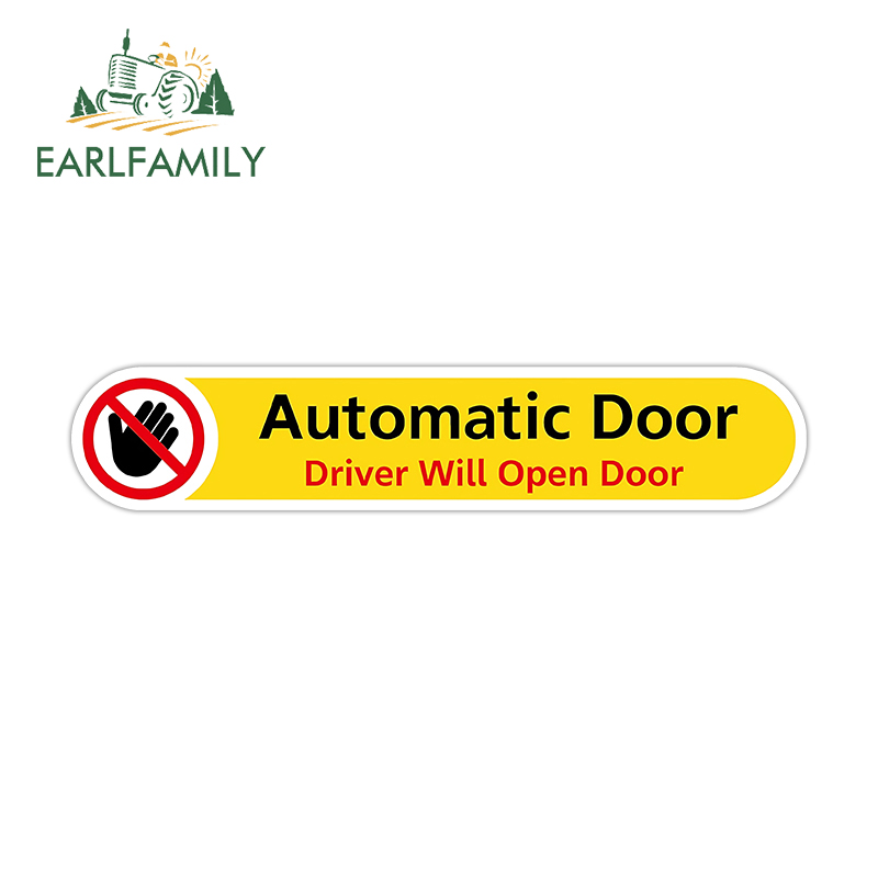 Home Automation System Diy - EARLFAMILY Автомобильная наклейка на дверь, креативные
