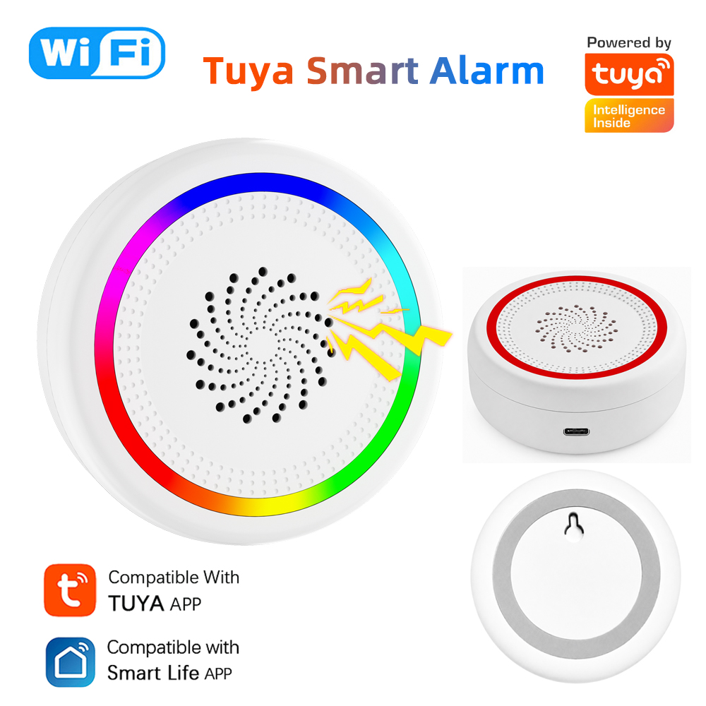 Home Automation Diy - Умная сирена Tuya WiFi с функцией