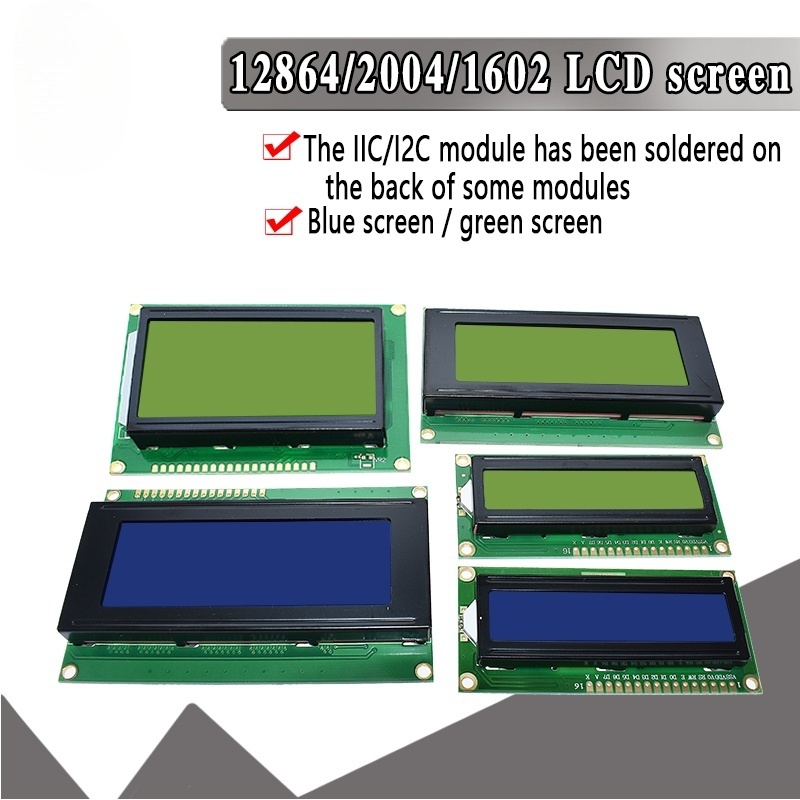 Home Automation Arduino - Модуль LCD 1602 2004 с сине-зеленым