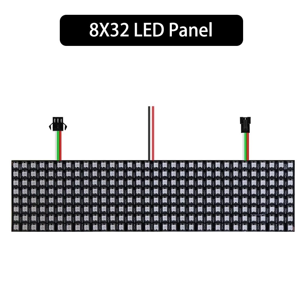 Полноцветная RGB LED-панель WS – обзор и цена Rgb Led Matrix 8X8