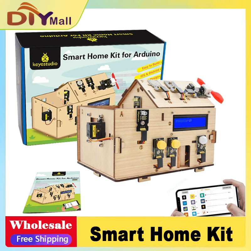 Домашний комплект Keyestudio S – обзор и цена Home Automation Diy