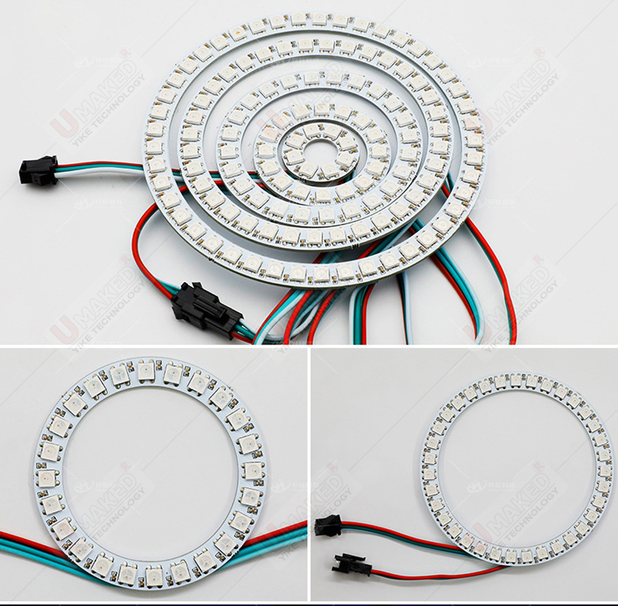 2 шт. WS2812B индивидуально ад – обзор и цена Rgb Led Matrix 8X8