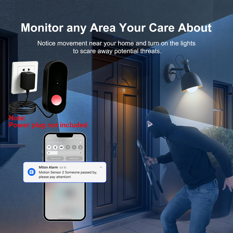 Датчик движения Tuya WiFi PIR, – обзор и цена Motion Sensor Pir Wired
