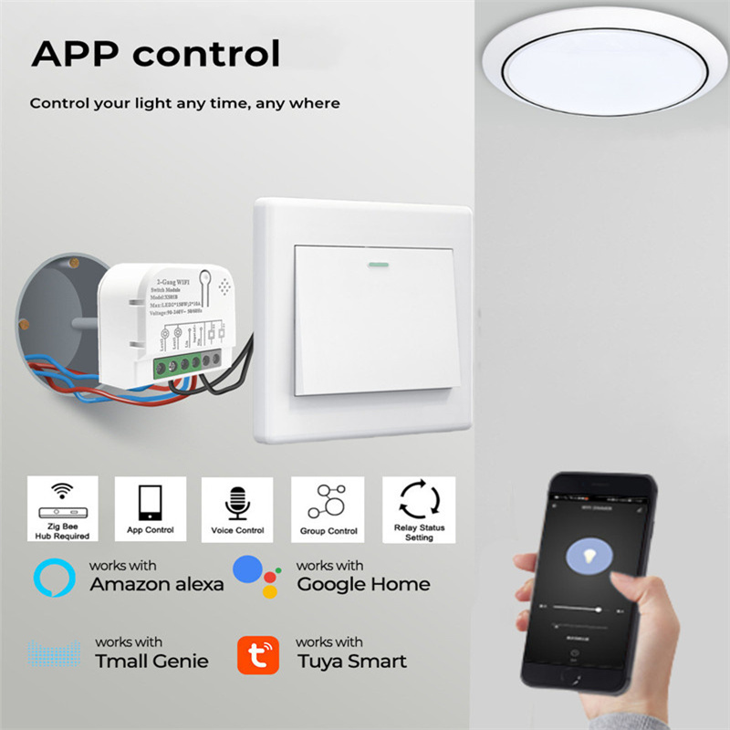 Модуль переключателя Tuya ZigB – обзор и цена Home Automation Technology